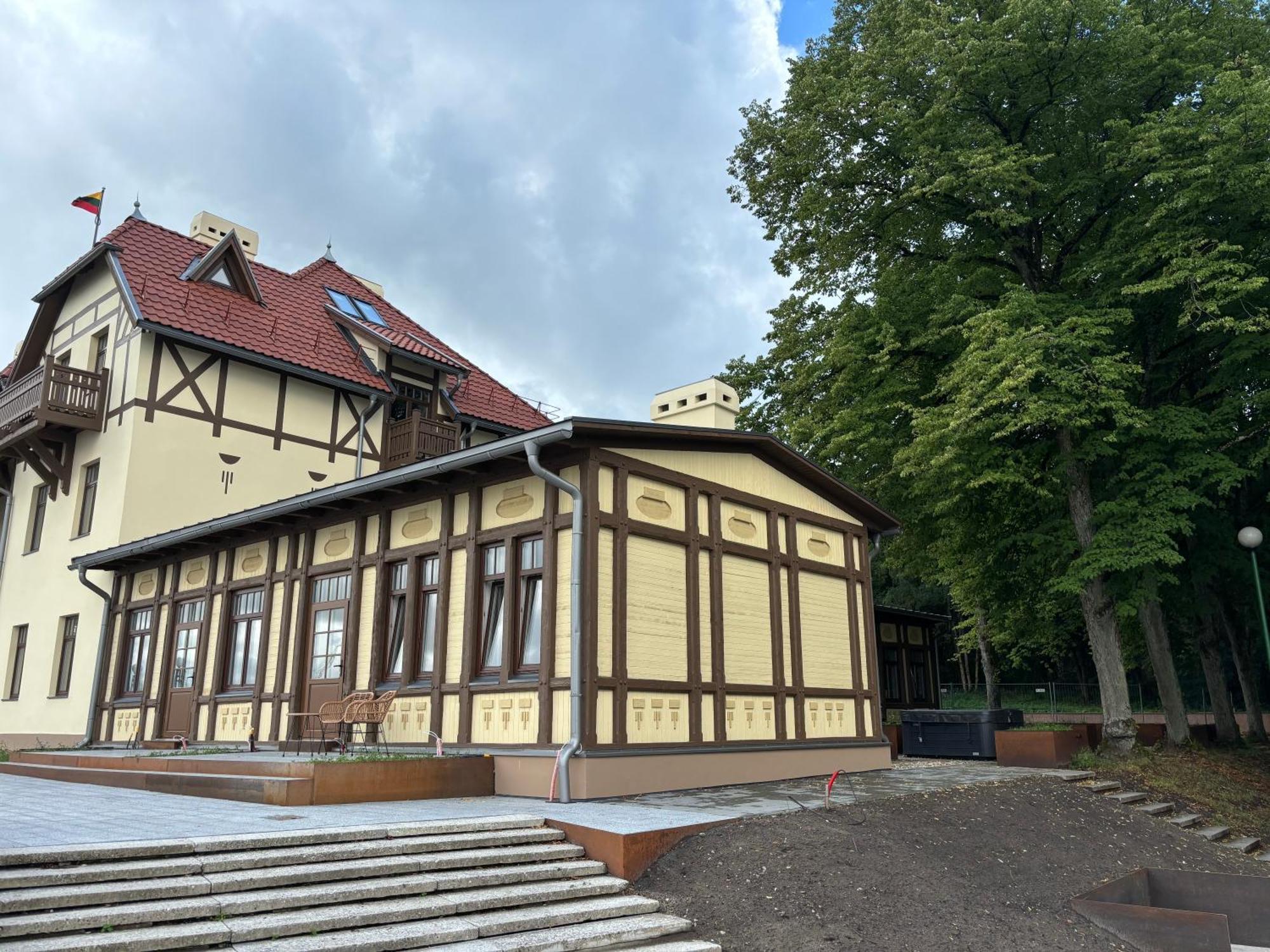 Smiltynes Kurhauzas Sandkrug Kurhaus Klaipeda Bagian luar foto